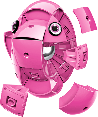 Geomag KOR Pantone Pink | Магнітний конструктор Геомаг Кор рожевий PF.800.674.00 фото