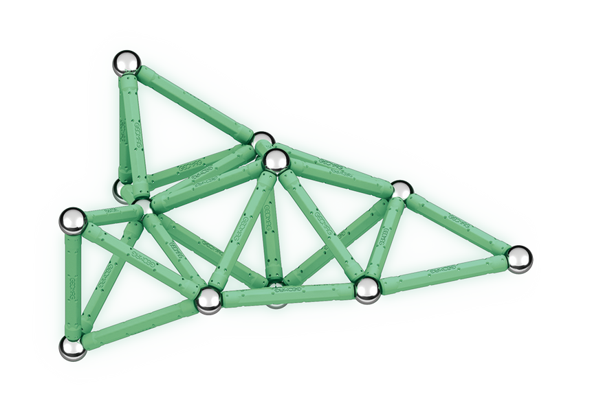 Geomag Glow 60 деталей | Магнитный конструктор Геомаг (светится в темноте) 338 фото