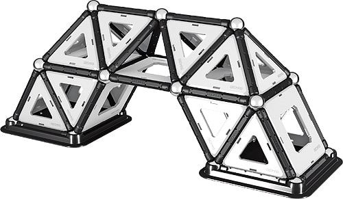 Geomag Panels біло-чорний 104 деталі | Магнітний конструктор Геомаг PF.511.013.00 фото