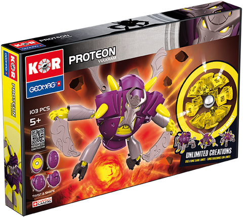 Geomag PROTEON Vulkram 103 детали | Магнитный конструктор Геомаг Вулкрам PF.800.633.00 фото