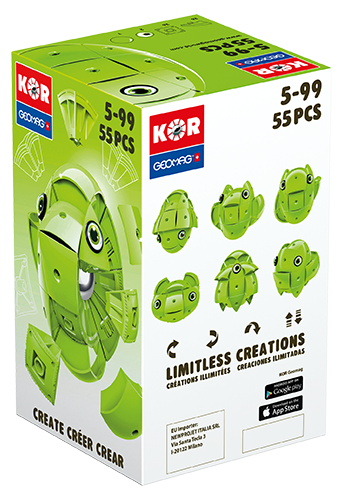 Geomag KOR Pantone Green | Магнітний конструктор Геомаг Кор зелений PF.800.672.00 фото