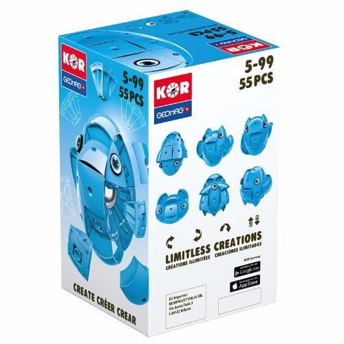 Geomag KOR Pantone Blue | Магнитный конструктор Геомаг Кор голубой PF.800.673.00 фото